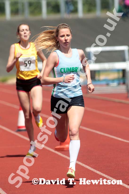 800 metres at the Annual Inter-Counties Schools, Cleveland v Cumbria v Durham v Northumberland at Claireville Stadium, Middlesbrough